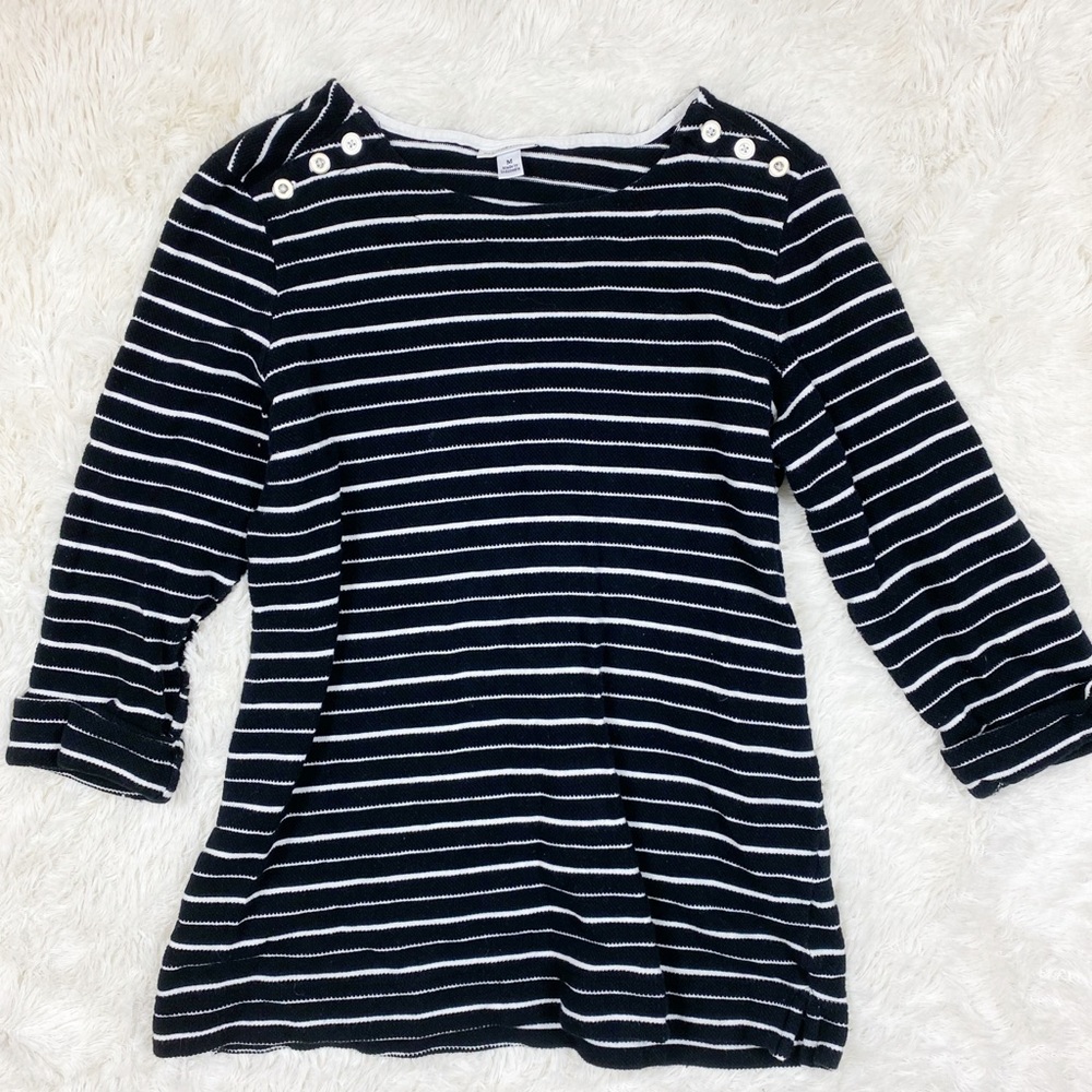 Croft and barrow rolled sleeve sweater | medium